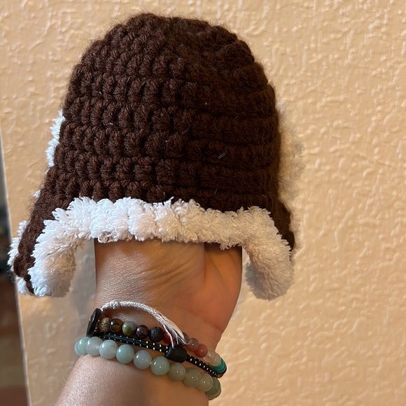 Baby aviator hat photography prop - Picture 3 of 4